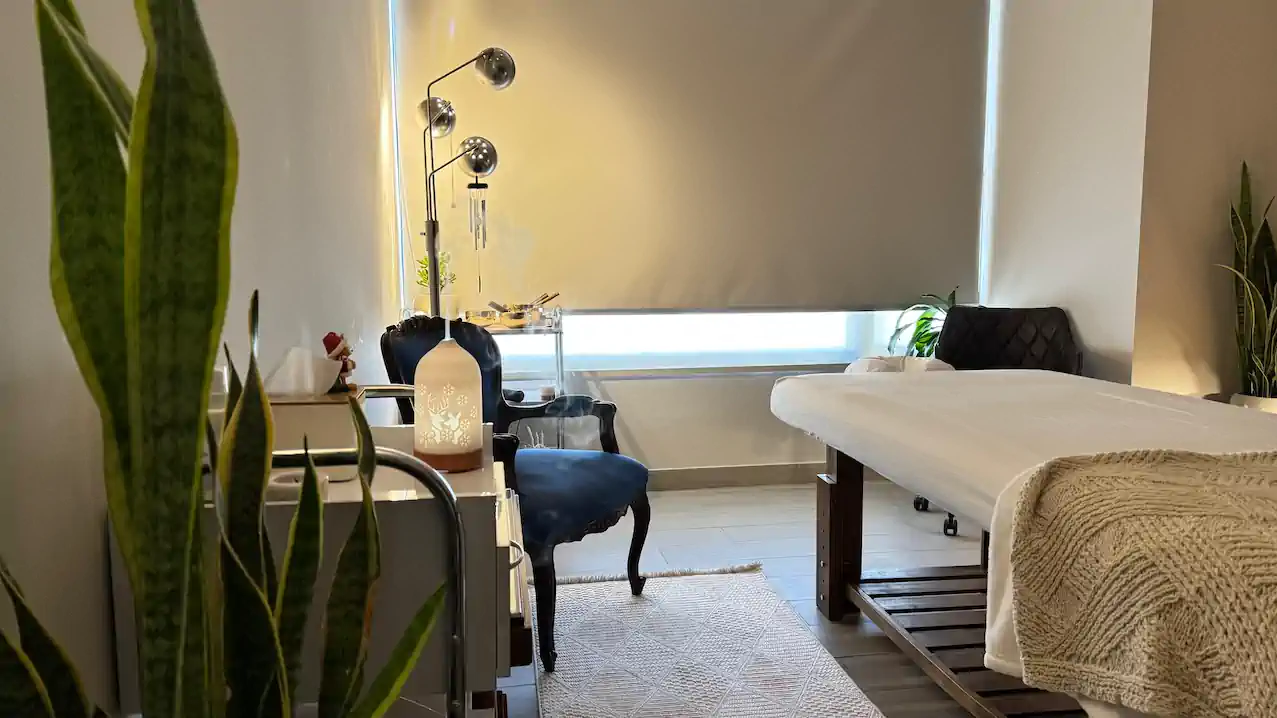 Espacio de masajes terapéuticos