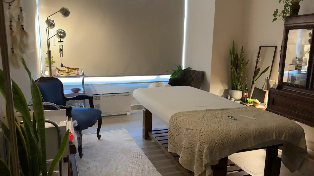 Espacio de masajes terapéuticos