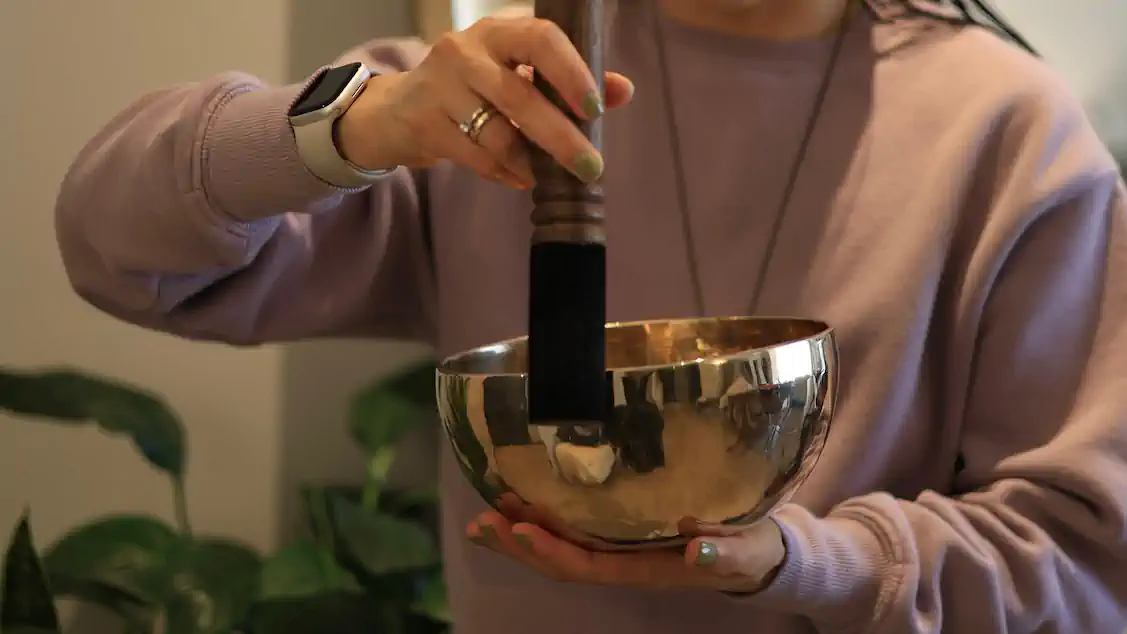 Detalle cuencos tibetanos